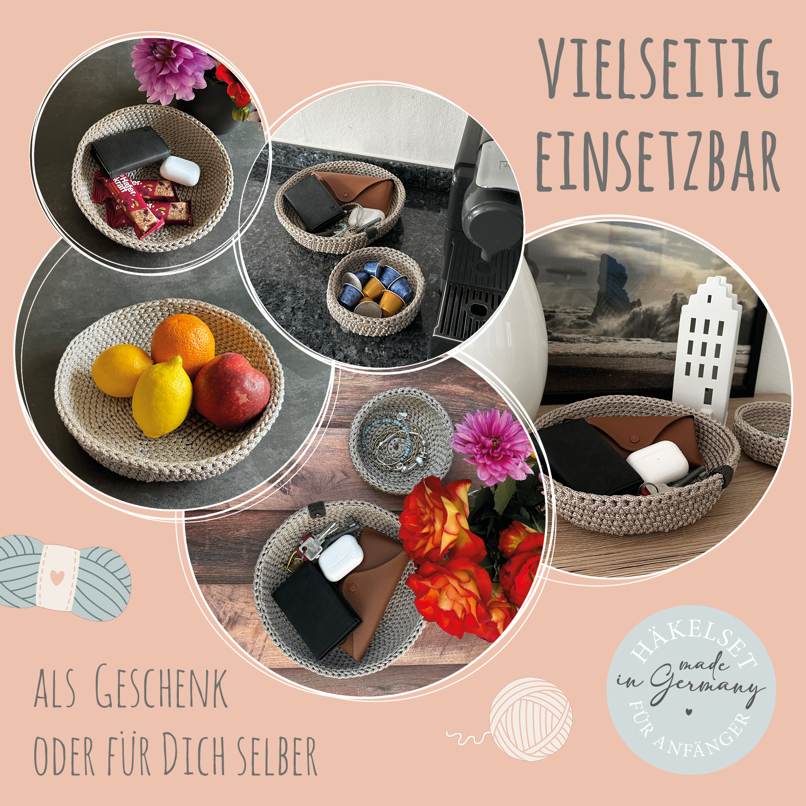 Häkelset - Runde Schalen - Image 6