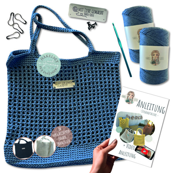 Häkelset Strandtasche_Netztasche