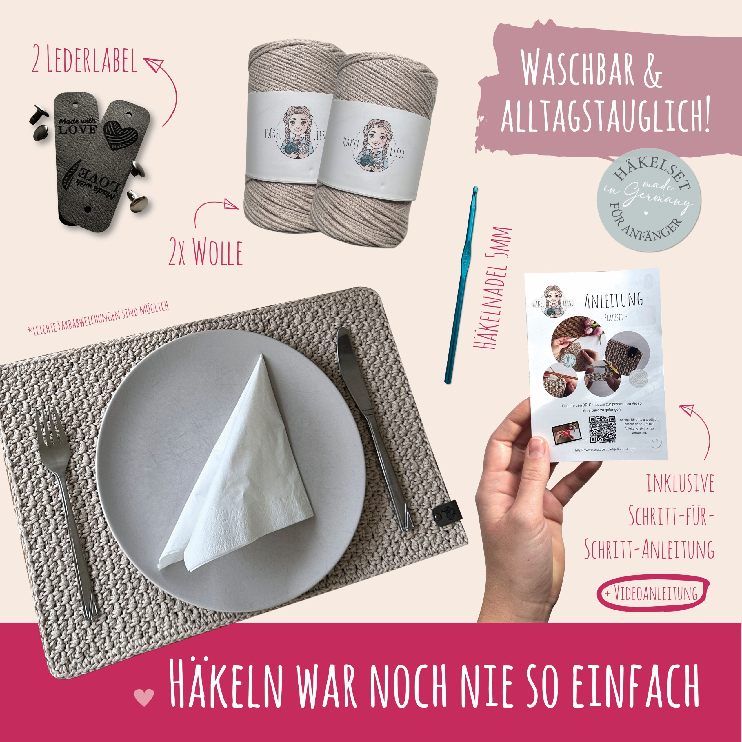 Häkelset für Anfänger - Platzsets - Image 2